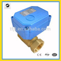 Válvula de esfera do motor DC12V com 1/4 &quot;, 1/2&quot;, 3/4 &quot;, válvula de 1&quot; AC24V DC12V para o projeto de tratamento Wate.